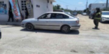 percance vial en Nuevo Laredo