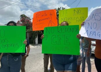 protesta por apagones en Matamoros