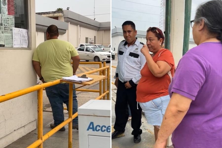protesta vecinal contra CFE en Matamoros