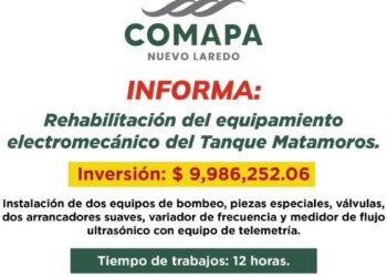 rehabilitación Tanque Matamoros Nuevo Laredo