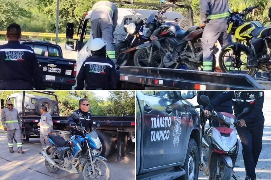 retención de motocicletas en Tampico