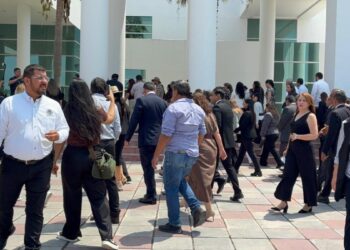 simulacro sísmico en Victoria