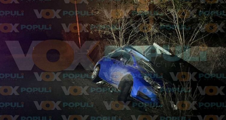 vehículo abandonado choque Altamira
