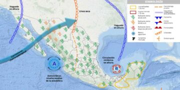 ¿A partir de cuándo y dónde afectará con lluvias muy fuertes la onda tropical 3?