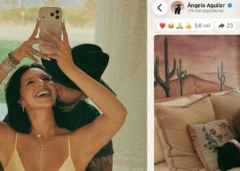 ¿Ángela Aguilar acostaba en la cama de Inti a su perro