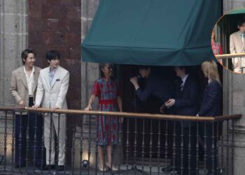 Integrantes BTS Palacio Nacional