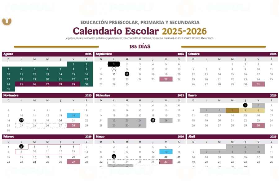¿Cuáles son los diez estados que terminarán el ciclo escolar antes del 15 de julio?