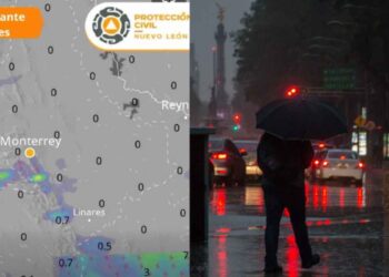 ¿Cuáles son los municipios de Nuevo León que tendrán lluvias y posible actividad eléctrica este 21 de mayo?