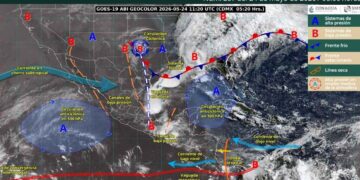 ¿En qué estados de México se esperan lluvias fuertes con granizo el día de hoy