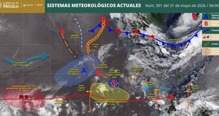 ¿En qué estados de México seguirá el calor intenso y dónde volverán las lluvias el día de hoy