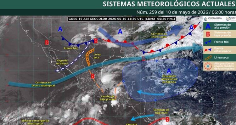 ¿En qué estados de México seguirán las lluvias durante todo el día de hoy SMN informa