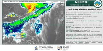 ¿Habrá lluvias fuertes y granizadas en los municipios de Tamaulipas? Así estará el clima