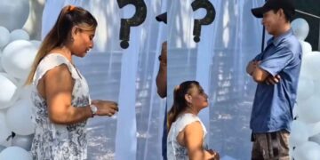 ¿Le dijo que sí?: Mujer se vuelve viral tras pedirle matrimonio a su pareja
