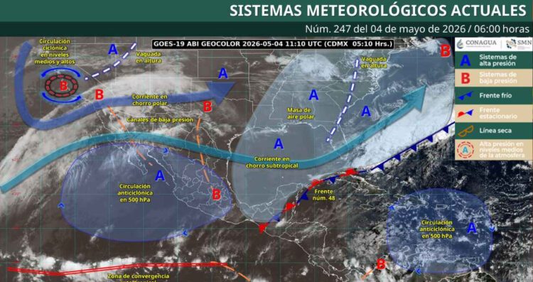 ¿Qué estados sufrirán altas temperaturas debido a la onda de calor este 4 de mayo?