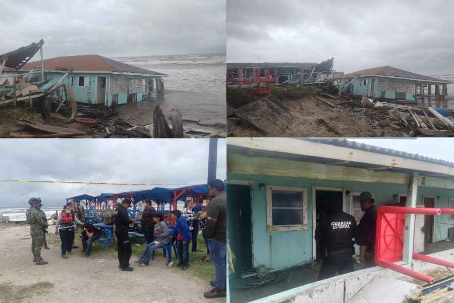 ¿Qué se sabe del colapso de un restaurante en Playa Bagdad de Matamoros, Tamaulipas, que dejó 15 heridos?