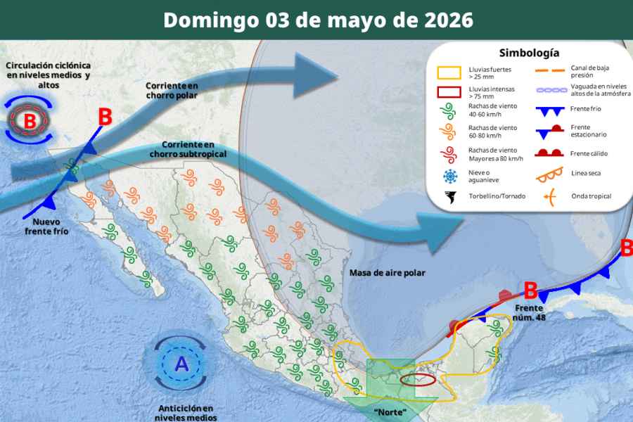 ¿Seguirá afectando el frente frío 48 en Tamaulipas? Así estará el clima MAÑANA domingo