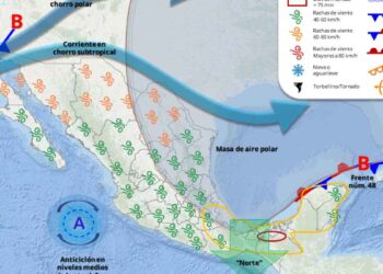 ¿Seguirá afectando el frente frío 48 en Tamaulipas? Así estará el clima mañana domingo