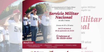 Abren convocatoria para Servicio Militar de solo tres meses en Ciudad Victoria, Tamaulipas