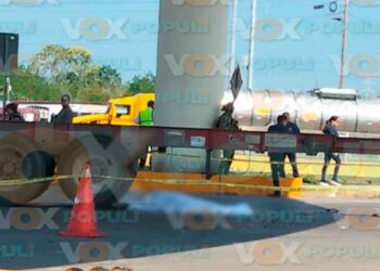 Accidente Altamira motociclista tráiler