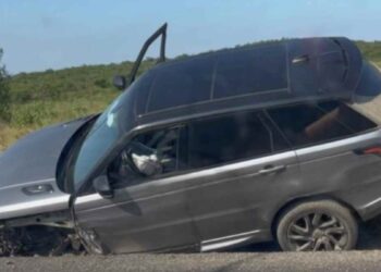 Accidente vial en Montemorelos