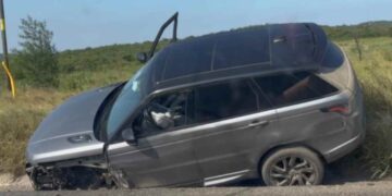Accidente vial en Montemorelos