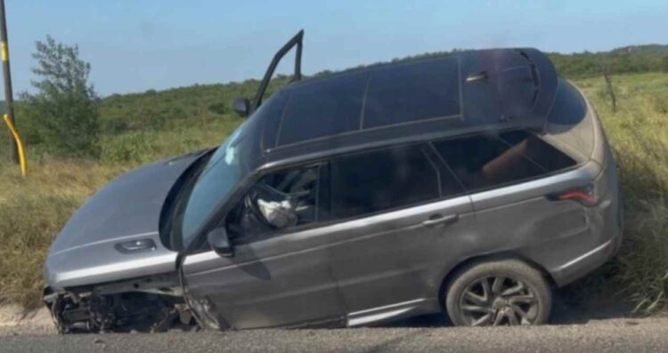 Accidente vial en Montemorelos