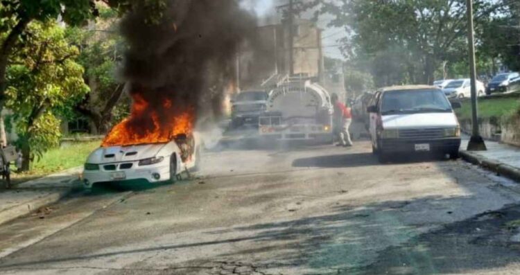 Altas temperaturas aumentan incendios de automóviles en el sur de Tamaulipas