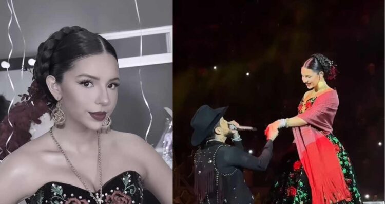 Ángela Aguilar muestra video inédito de su dueto con Christian Nodal