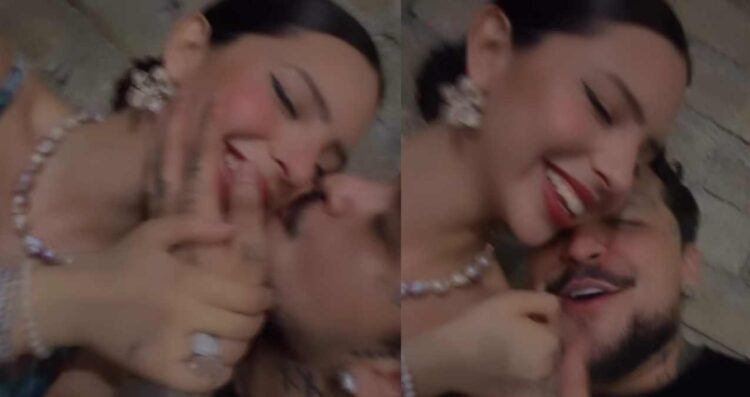 Ángela Aguilar y Christian Nodal presumen momento romántico en redes