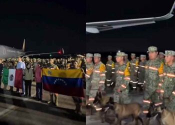 Arriban rescatistas mexicanos a Venezuela tras los recientes sismos