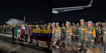 Arriban rescatistas mexicanos a Venezuela tras los recientes sismos
