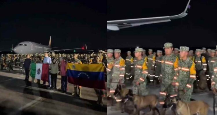 Arriban rescatistas mexicanos a Venezuela tras los recientes sismos
