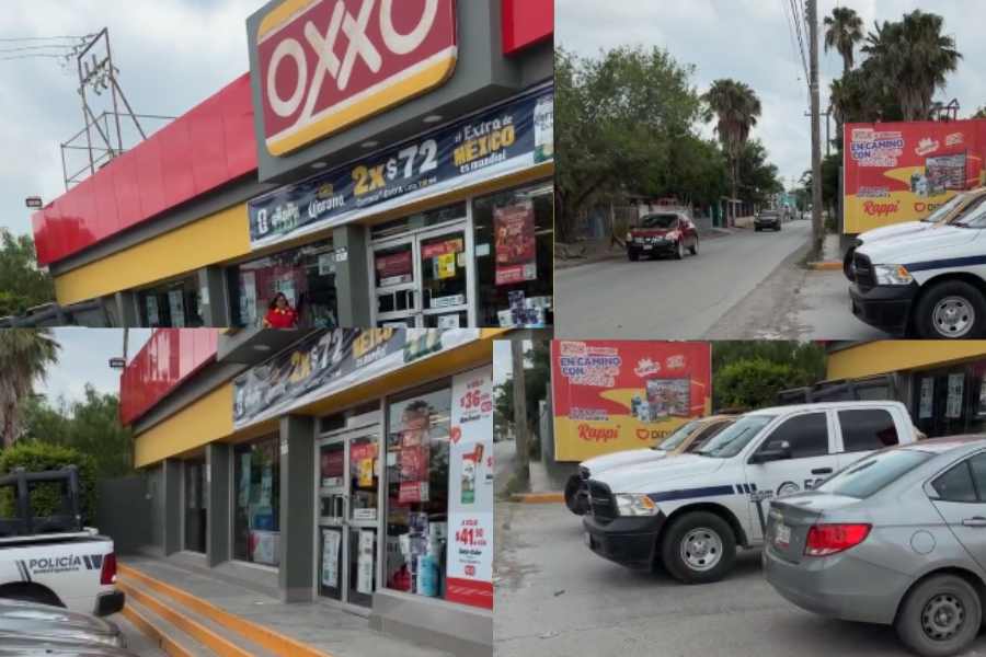 Asaltan tienda Oxxo en ejido 20 de Noviembre de Matamoros, Tamaulipas