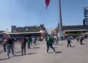 Así luce el Zócalo de la CDMX previo al partido de México vs. Corea del Sur