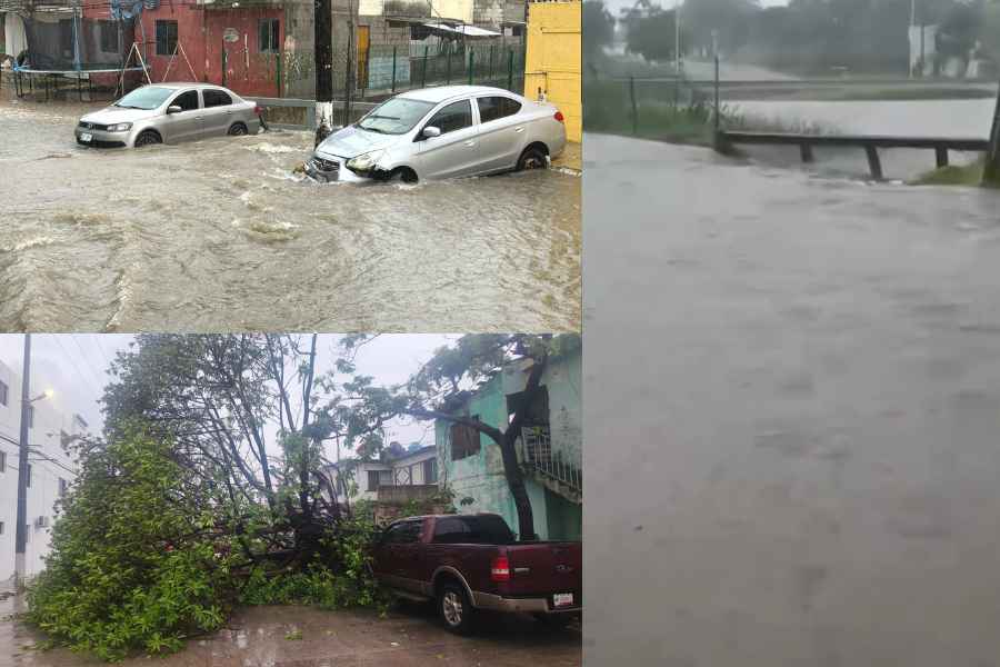 Así luce la Zona Sur de Tamaulipas tras las lluvias intensas