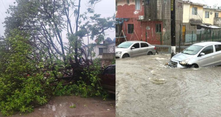 Así luce la Zona Sur de Tamaulipas tras las lluvias intensas