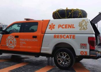 Autoridades continúan búsqueda de persona arrastrada por río Pesquería en Escobedo, NL