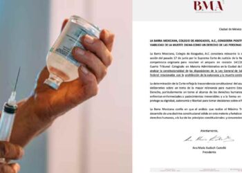 Barra Mexicana respalda que la SCJN analice prohibición de eutanasia