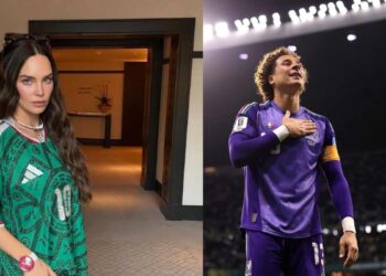 Belinda celebra a Memo Ochoa tras triunfo de México ante Chequia