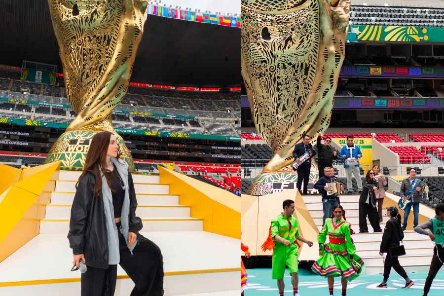 Belinda inauguración del Mundial (1)