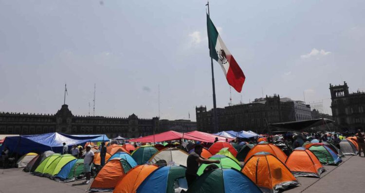 CNTE retirar plantón CDMX
