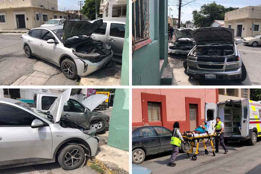 Camioneta choque en Victoria (1)