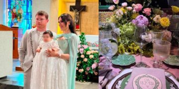 Canelo Álvarez celebra el bautizo de su hija con Mon Laferte y Remmy Valenzuela