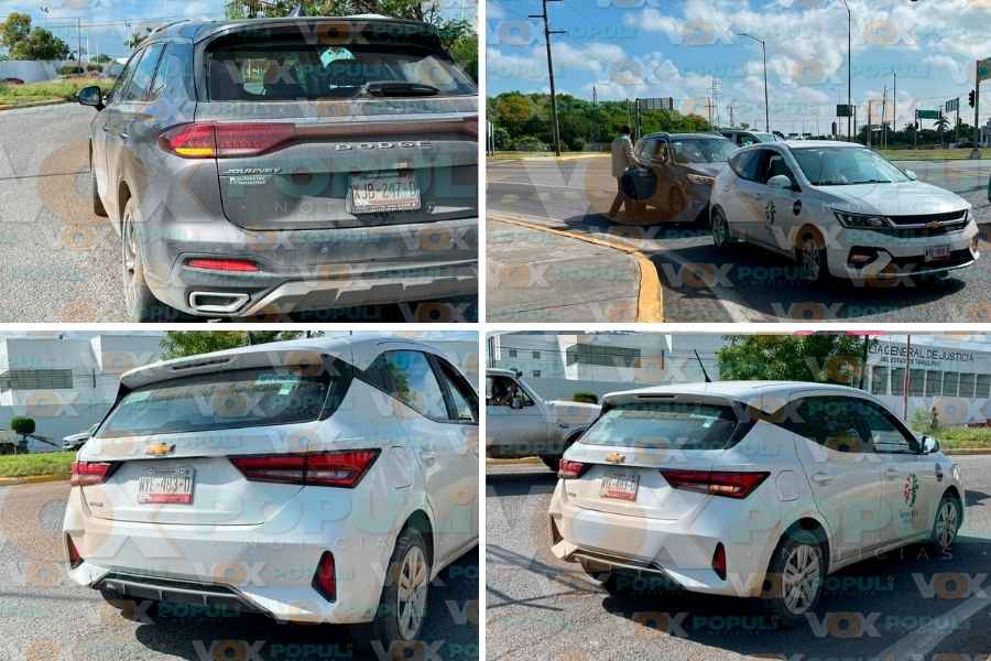 Choque por alcance deja costosos daños materiales en Ciudad Victoria, Tamaulipas
