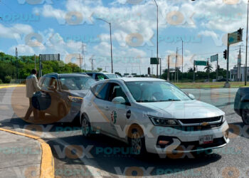 Choque por alcance deja costosos daños materiales en Ciudad Victoria, Tamaulipas