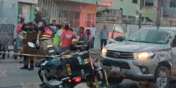 Choque y volcadura Tampico