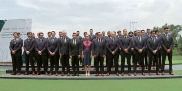 Claudia Sheinbaum encabeza ceremonia de abanderamiento de la Selección Mexicana
