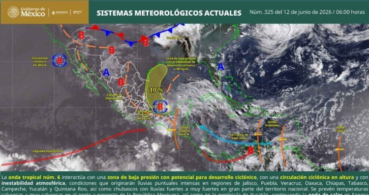 Clima en México hoy: ¿Dónde afectarán las lluvias intensas y la nueva ola de calor?