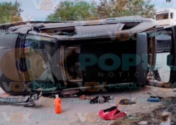 fuerte choque fraccionamiento Valle Soleado