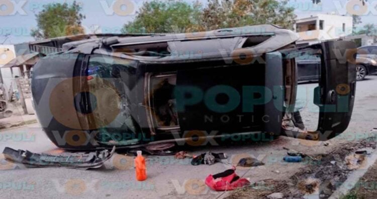 fuerte choque fraccionamiento Valle Soleado